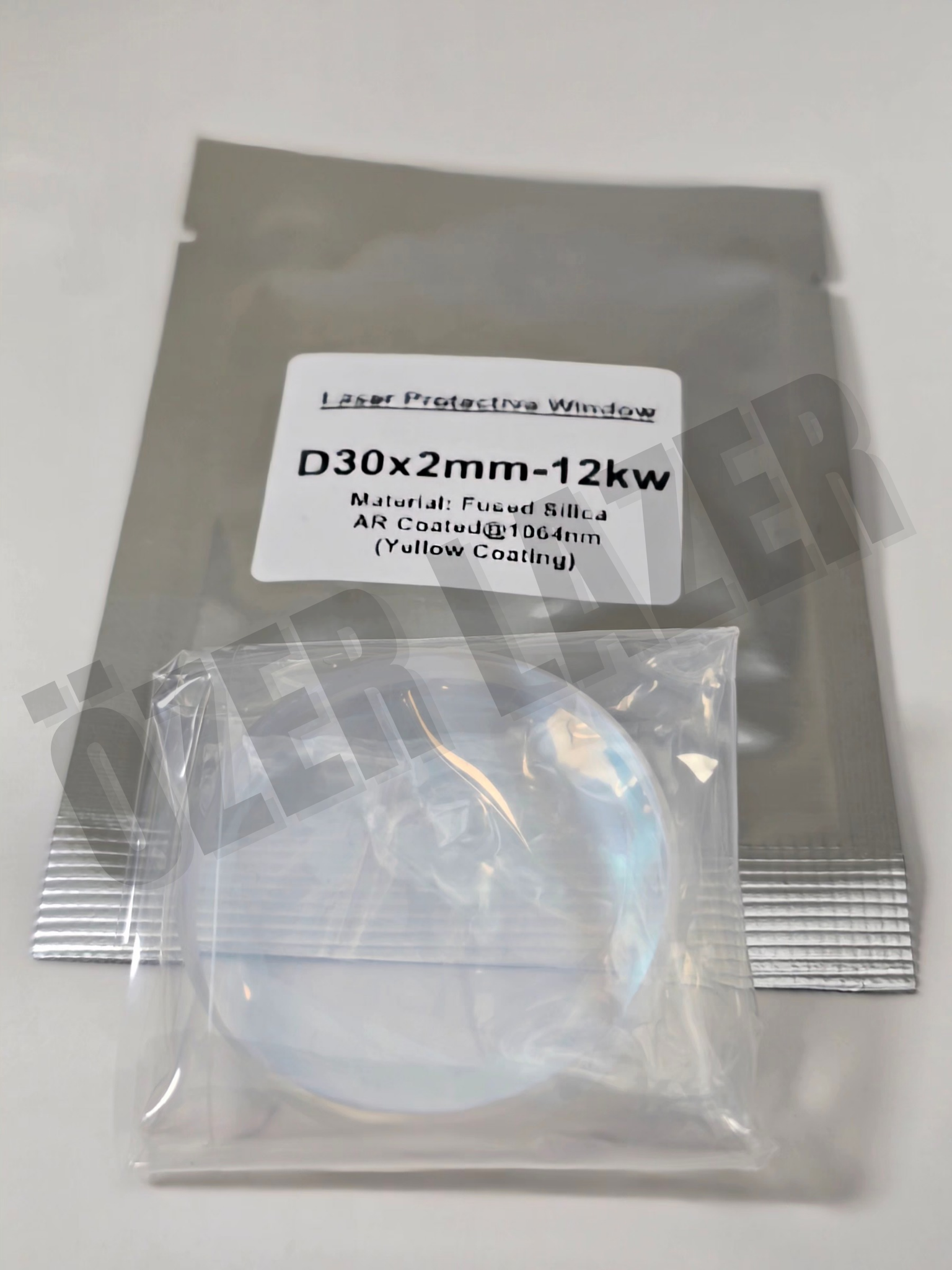 Lazer Alt Koruma Camı D30x2mm