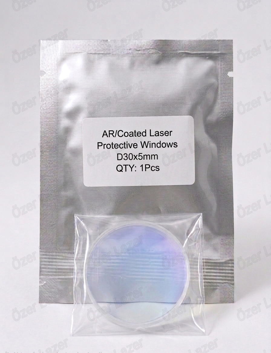 D30X5mm Lazer Alt Koruma Camı 