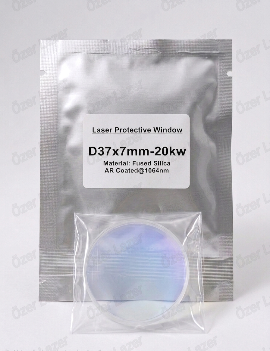 D37X7mm-20kw Lazer Alt Koruma Camı 