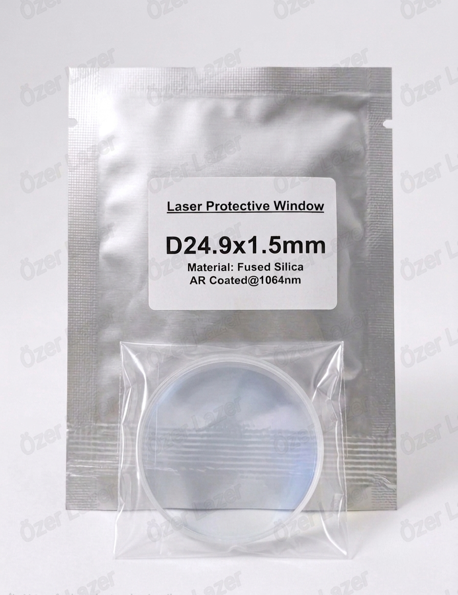 D24.9x1.5mm Lazer Üst Koruma Camı 